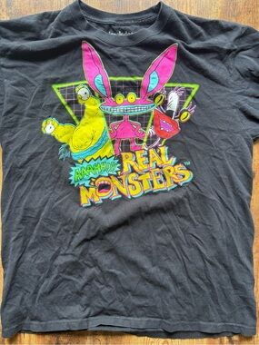 Aaaah! Real Monsters Nickelodeon Tee L
